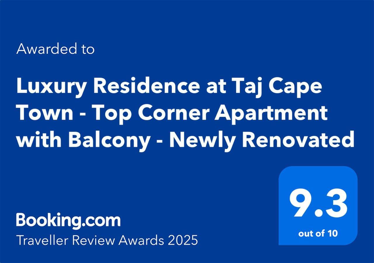 Luxury Residence At Taj Cape Town - Top Corner Apartment With Balcony - Newly Renovated Luaran gambar